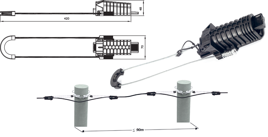ANCHORING CLAMP DN 525 R