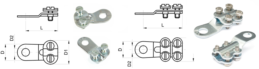 SCREW TYPE MECHANICAL CABLE LUGS