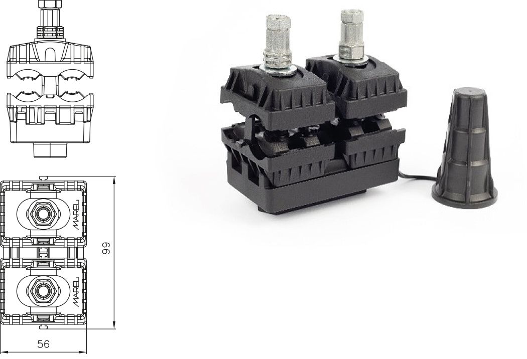 PIV CC 50-157/50-157mm² 2P