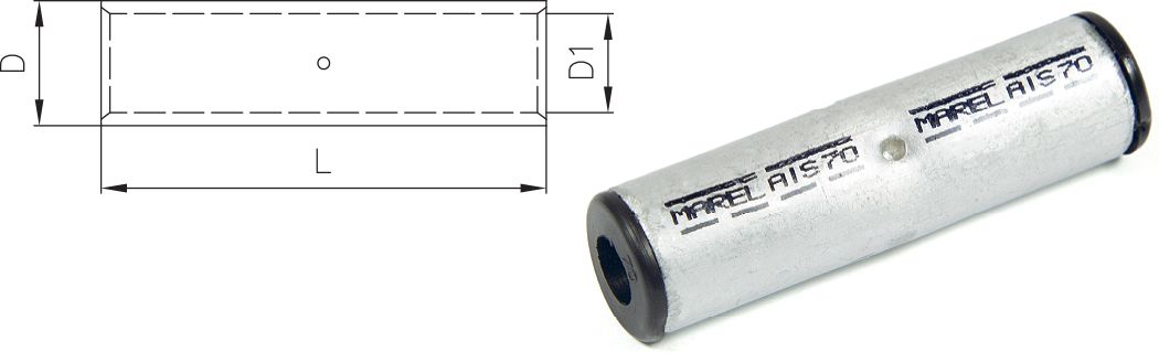 ALUMINIJUMSKE SPOJNE ČAURE ZA PRESOVANJE