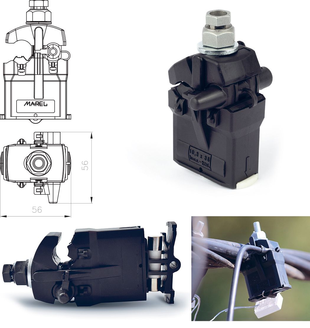 IZOLOVANA STEZALJKA SA OSIGURAČEM 1,5-35/16-95 mm² FC 95