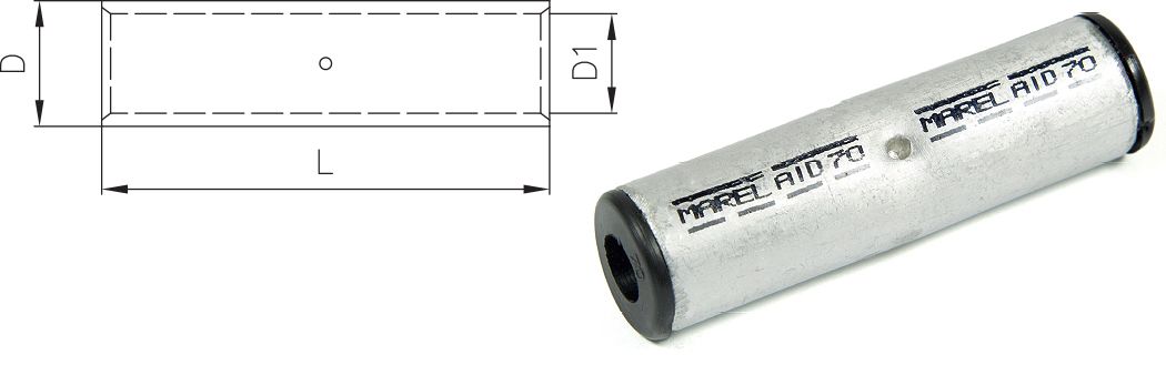 ALUMINIJUMSKE SPOJNE ČAURE ZA PRESOVANJE