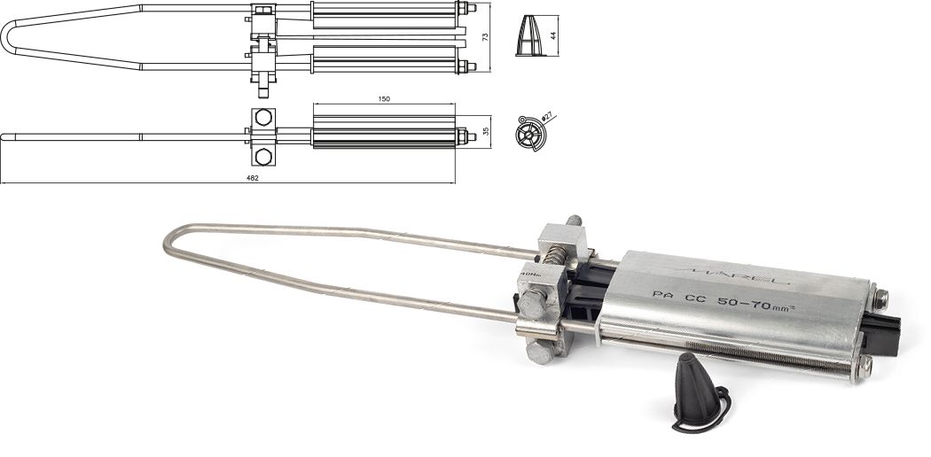 DEAD END CLAMP PA CC