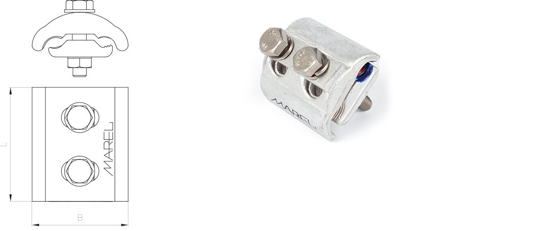 PARALLEL ME AlCu GROOVE CLAMP
