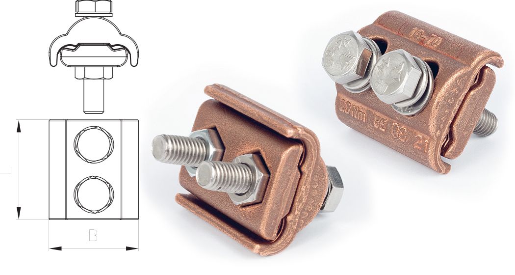 PARALLEL CuCu GROOVE CLAMP