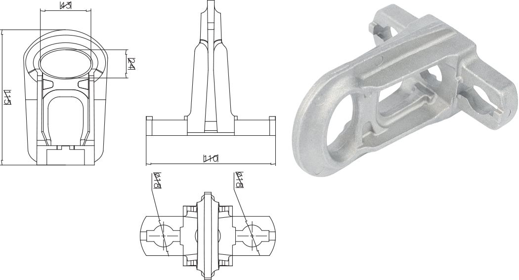 ALUMINUM BRACKET CA 1500i