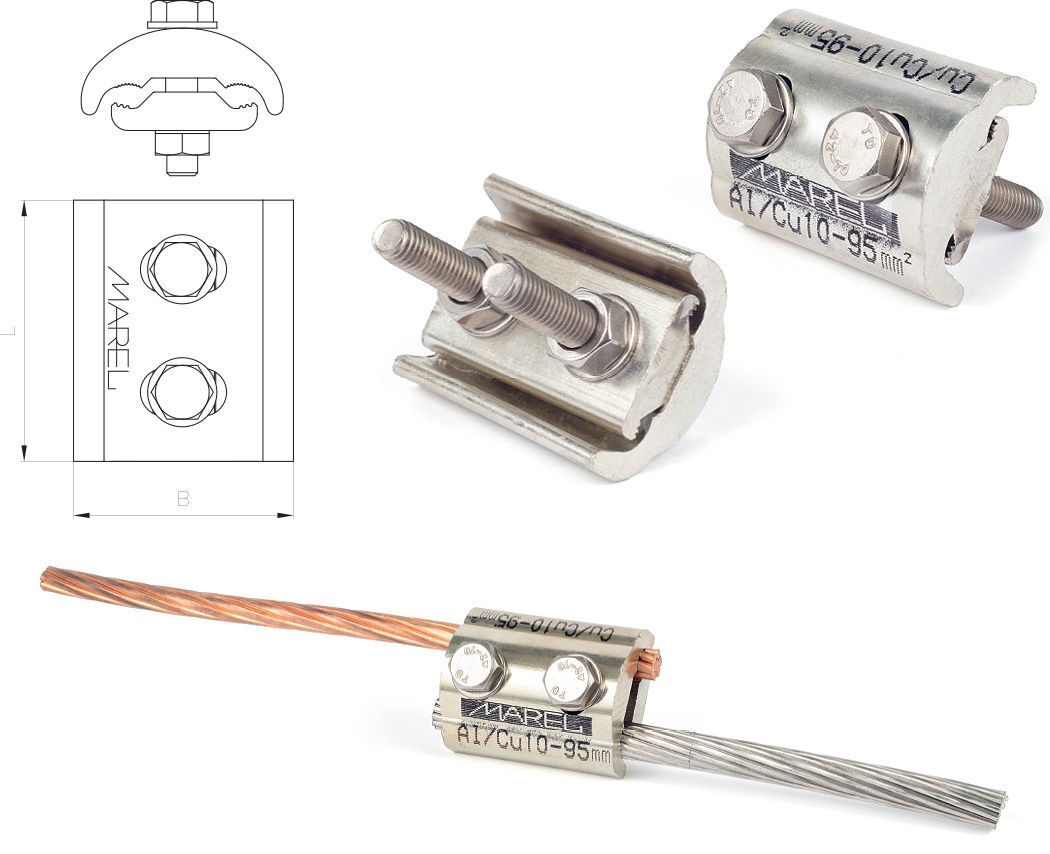 PARALLEL KA AlCu GROOVE CLAMP H-FORM