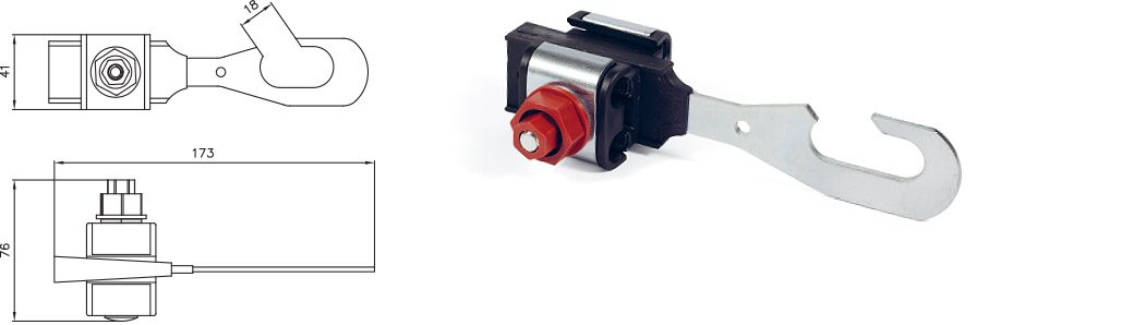 SERVICE ANCHORING CLAMP PAC 80 4X16-35mm²