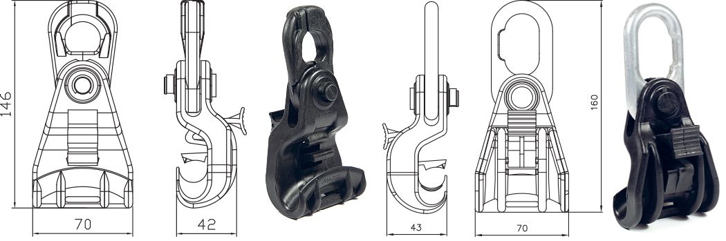 SUSPENSION CLAMP PS 2000