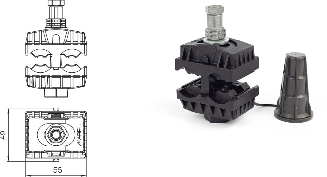 PIV CC 50-157/50-157 mm²