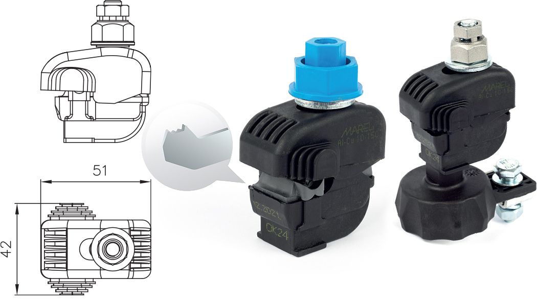 IZOLOVANA STEZALJKA ZA NEIZOLOVANI GLAVNI VOD RBB N AlCu 10-150mm²