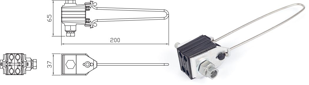 ZATEZNA STEZALJKA PA 435 4X16-35mm²