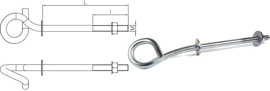 VIJAK SA SAVIJENOM KUKOM - (SVINJSKI REР)