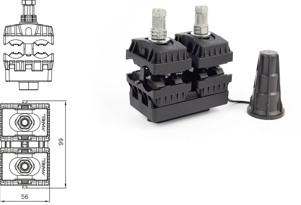 PIV CC 70-241/70-241mm² 2P