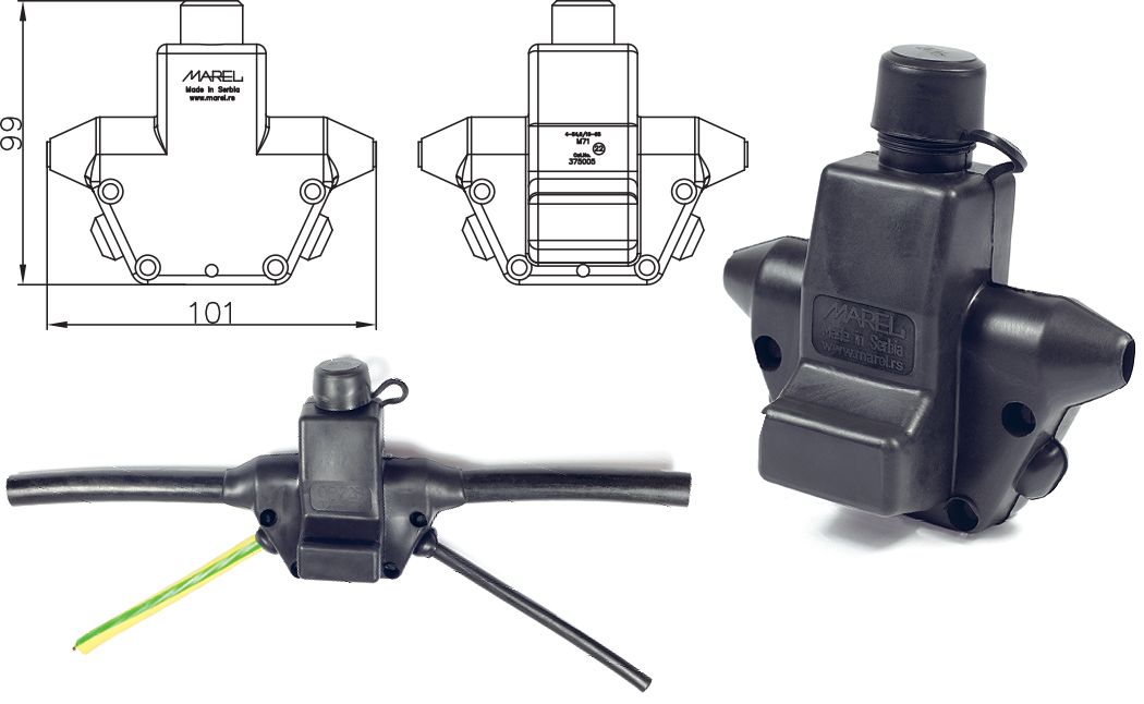 IZOLOVANA STEZALJKA SA PROBIJANJEM IZOLACIJE TIP M